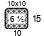 4x4'' Swatch. This is the number of stitches and rows necessary to calculate the inches/cm in a garment