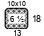 4x4'' Swatch. This is the number of stitches and rows necessary to calculate the inches/cm in a garment