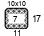 4x4'' Swatch. This is the number of stitches and rows necessary to calculate the inches/cm in a garment 4x4'' Swatch. This is the number of stitches and rows necessary to calculate the inches/cm in a garment
