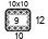 4x4'' Swatch. This is the number of stitches and rows necessary to calculate the inches/cm in a garment 4x4'' Swatch. This is the number of stitches and rows necessary to calculate the inches/cm in a garment