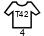 Number of balls needed to knit a size 42 garment with short sleeves Number of balls needed to knit a size 42 garment with short sleeves