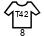 Number of balls needed to knit a size 42 garment with short sleeves Number of balls needed to knit a size 42 garment with short sleeves