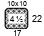 Carré de 10 x 10 C'est le nombre de mailles et de rangs nécessaires pour calculer les dimensions d'un vêtement.