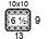 Carré de 10 x 10 C'est le nombre de mailles et de rangs nécessaires pour calculer les dimensions d'un vêtement. Carré de 10 x 10 C'est le nombre de mailles et de rangs nécessaires pour calculer les dimensions d'un vêtement.