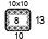 Carré de 10 x 10 C'est le nombre de mailles et de rangs nécessaires pour calculer les dimensions d'un vêtement. Carré de 10 x 10 C'est le nombre de mailles et de rangs nécessaires pour calculer les dimensions d'un vêtement.
