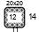 Vierkant van 20 x 20. Dit is het benodigd aantal steken en naalden voor het berekenen van de cm. van een werkstuk. Vierkant van 20 x 20. Dit is het benodigd aantal steken en naalden voor het berekenen van de cm. van een werkstuk.