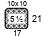 Próbka 4x4''. Jest to liczba oczek i rzędów niezbędnych do obliczenia cali/cm odzieży