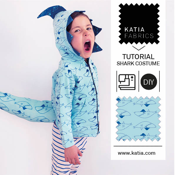 Haifisch-Kostüm-nähen-Sweatstoff-Tutorial