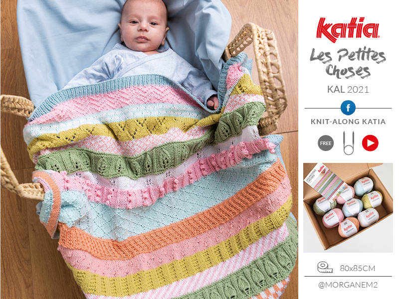 Kal Les Petites Choses Wir Stricken Gemeinsam Eine Susse Babydecke