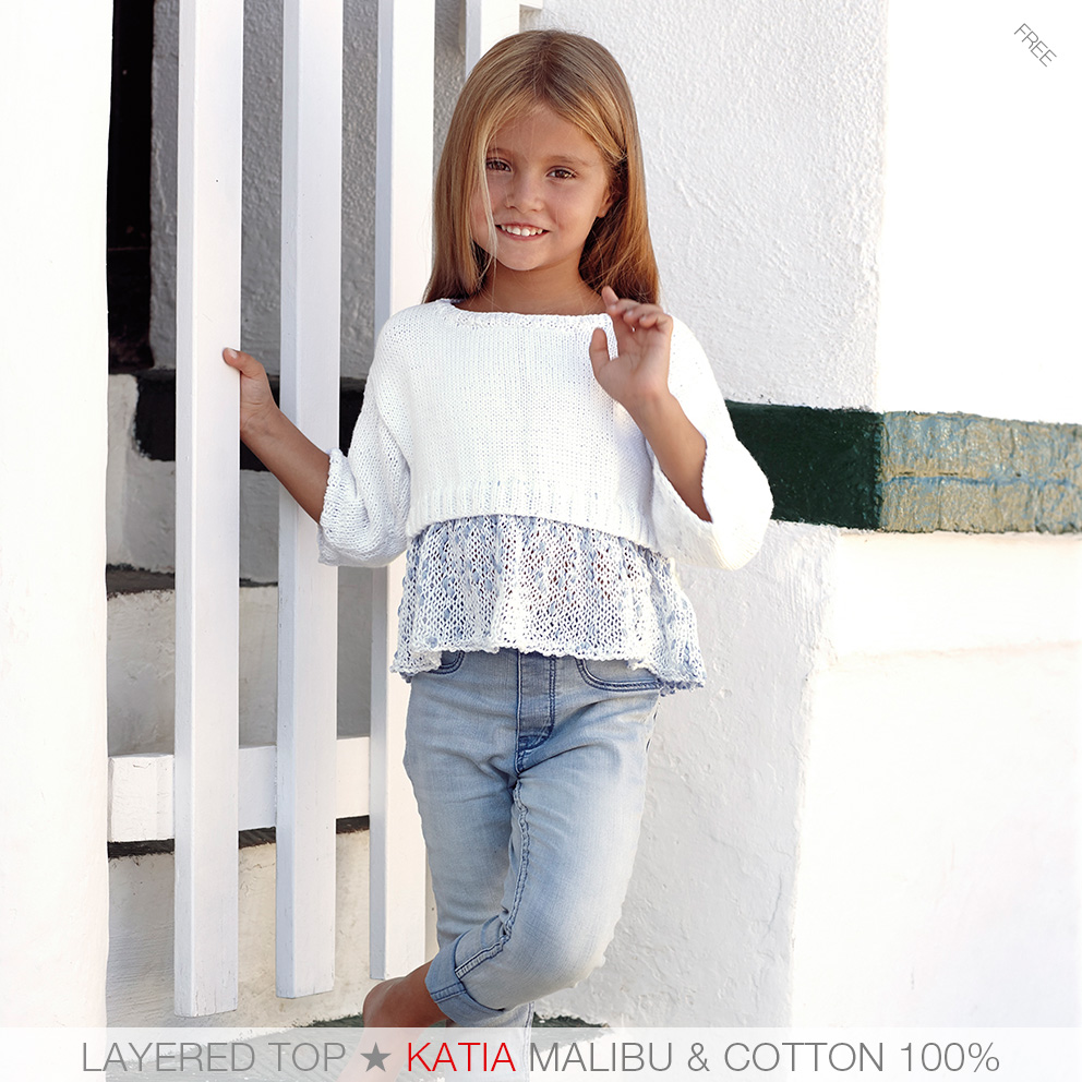 These Are The 7 Easiest Knit Patterns For Girls From Katia