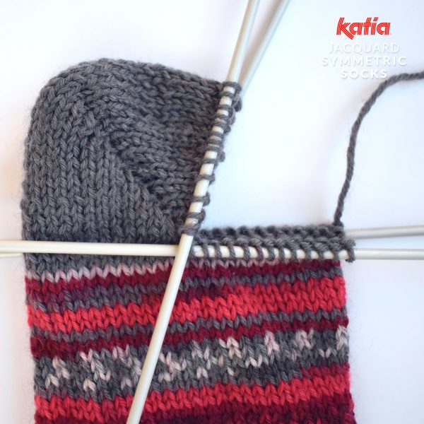 How To Knit Socks With One Ball Of Jacquard Symmetric Socks