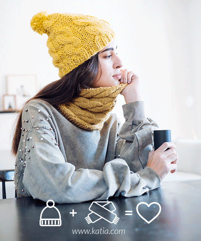 wooly hat and scarf
