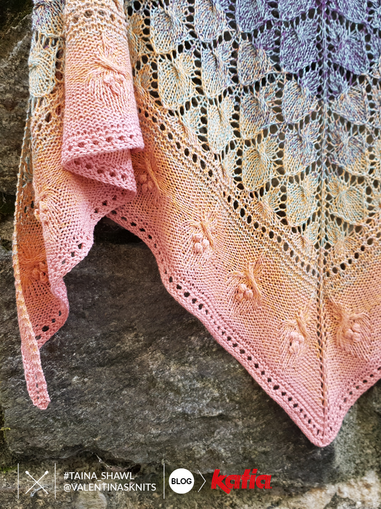 Lace Knit Shawl By Valentinasknits With Only One Ball Of