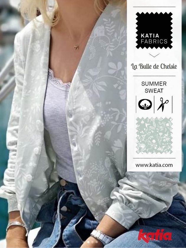 fabrics summer sweat bomber
