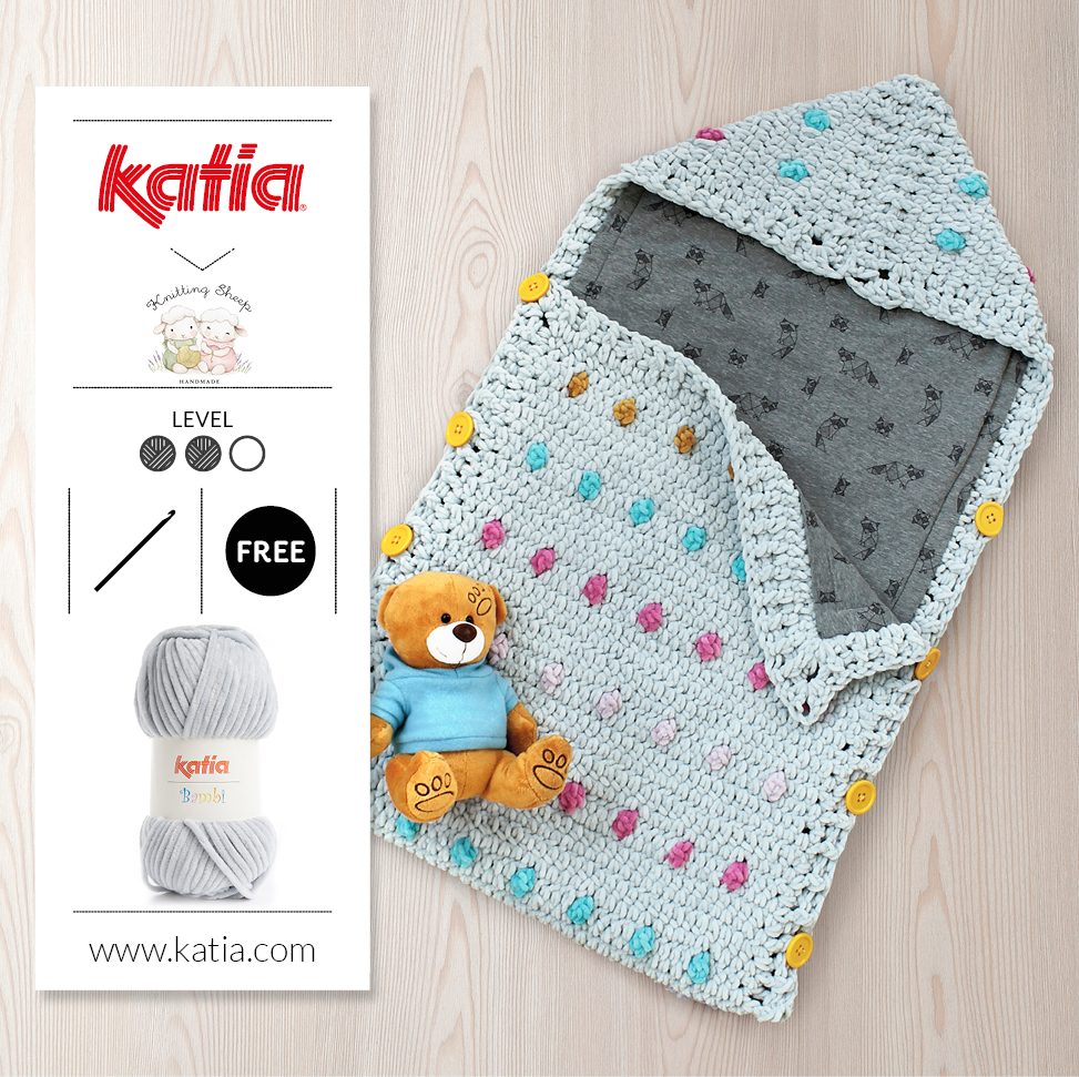 Universal Crochet Pattern Baby Sack In Katia Bambi By Knitting Sheep
