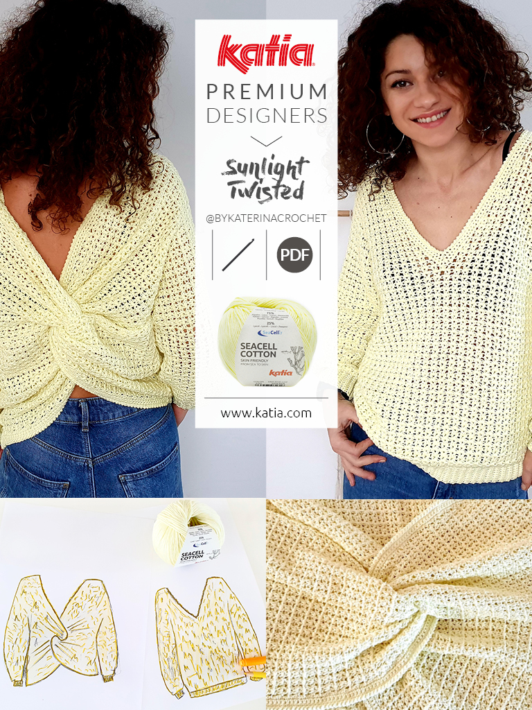 twisted back sweater