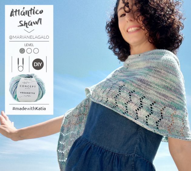 How to knit a half moon shawl