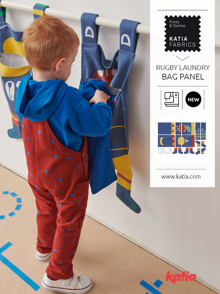 Panel of laundry bags Rugby