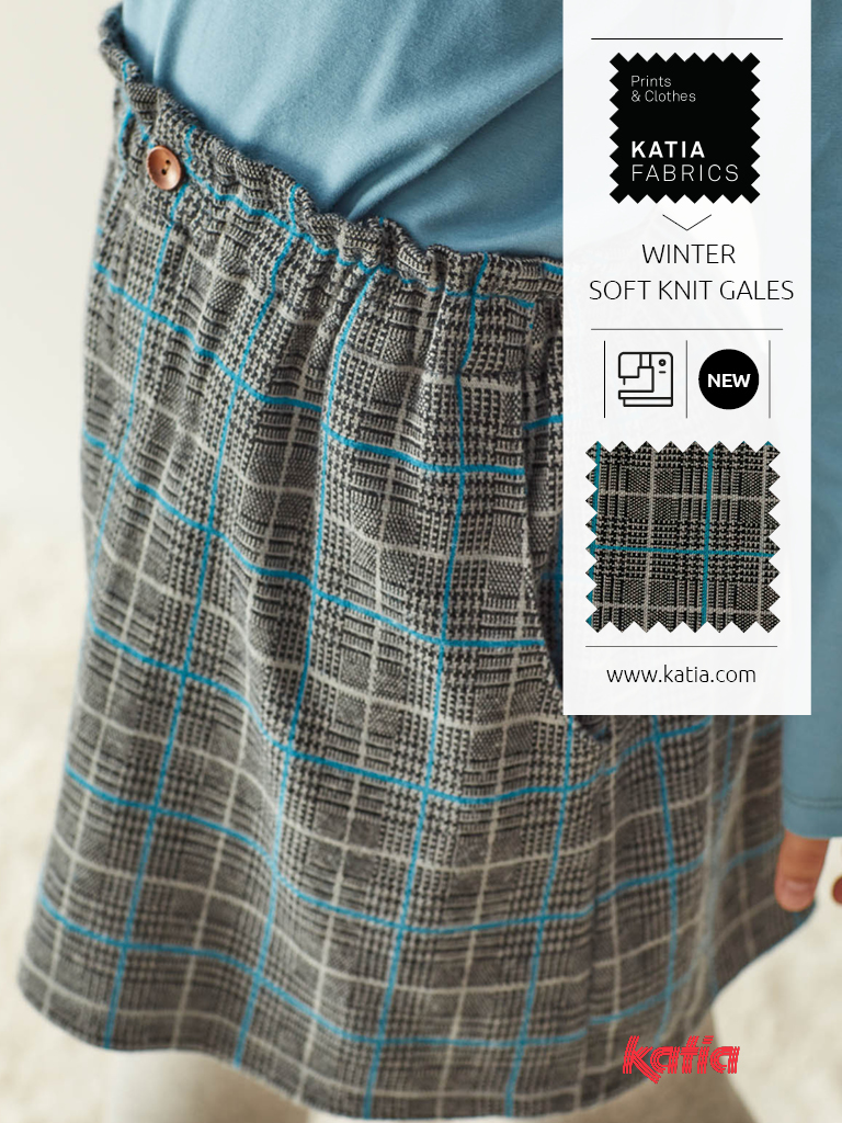 skirt with soft knit gales