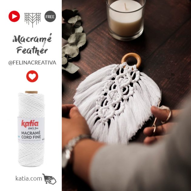 macramé feather