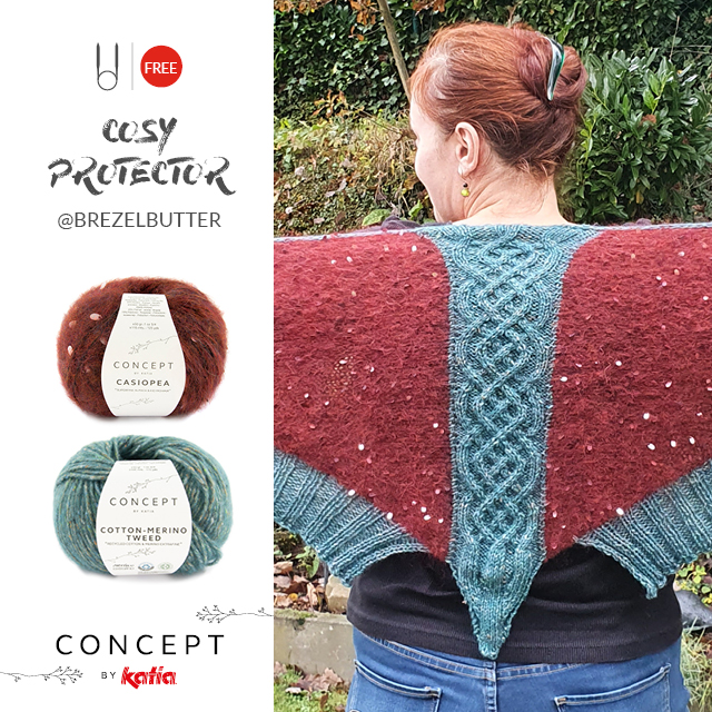 The Fall Shawlette is on our blog ready for you to cast on. The