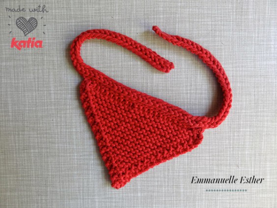 dog bandana knitting pattern
