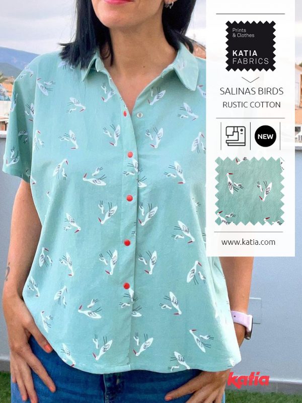 rustic cotton blusa