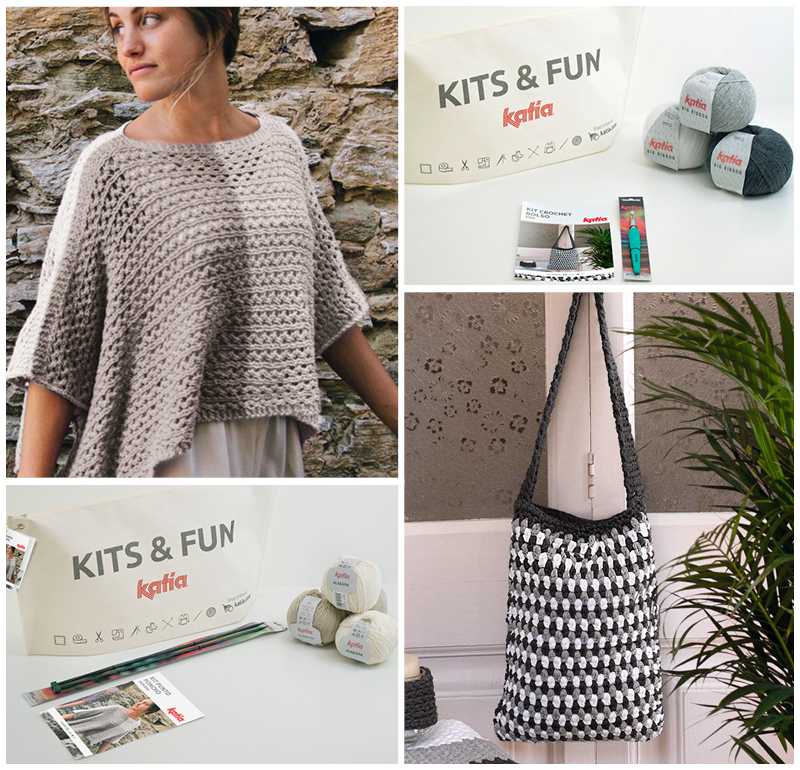 Découvrez les 5 nouveaux kits tricot et crochet pour débutants de Katia
