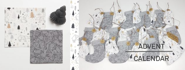 Adventskalender naaien - gratis kerst DIY tutorial