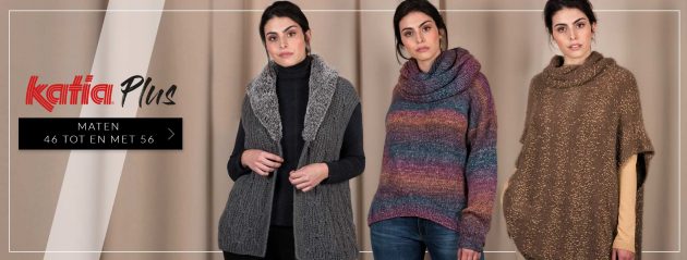 Katia Plus Collectie - 7 plus size breipatronen voor vrouwen