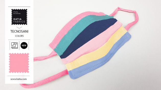 Regenboogmasker 🌈 naaien met onze nieuwe antibacteriële poplin