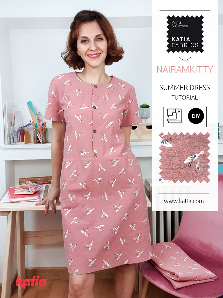 Leer een jurk naaien met Katia Fabrics en onze video tutorial