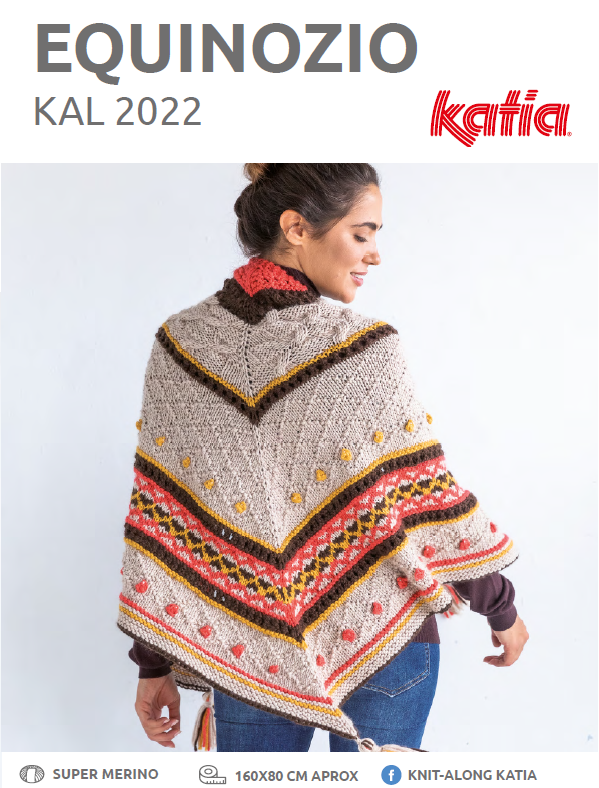 Katia Knit-along KAL Equinozio omslagdoek sjaal