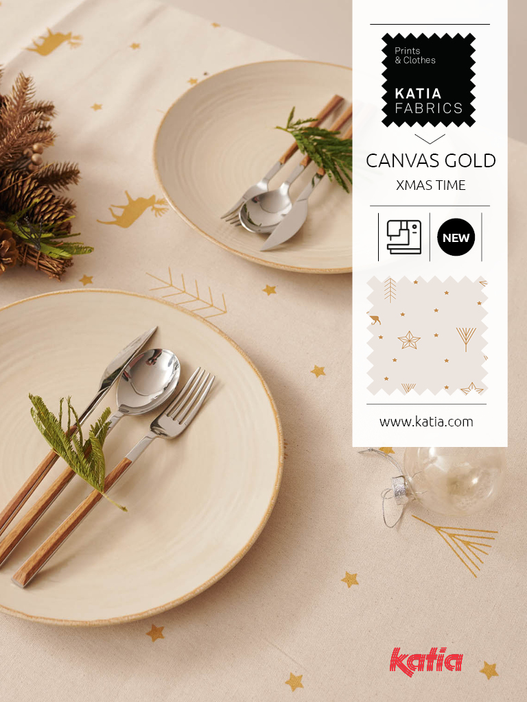 Nieuwe kerststoffen voor de feestdagen van Katia Fabrics