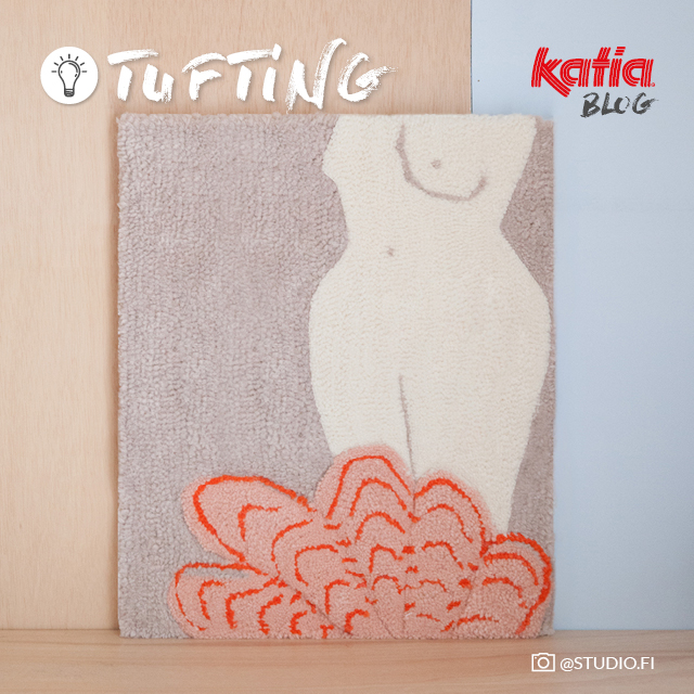 Tufting, the most popular textile technique to create colorful rugs