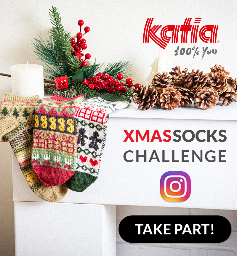 Xmas Socks Challenge 🎄🧦 Let's knit Christmassy socks