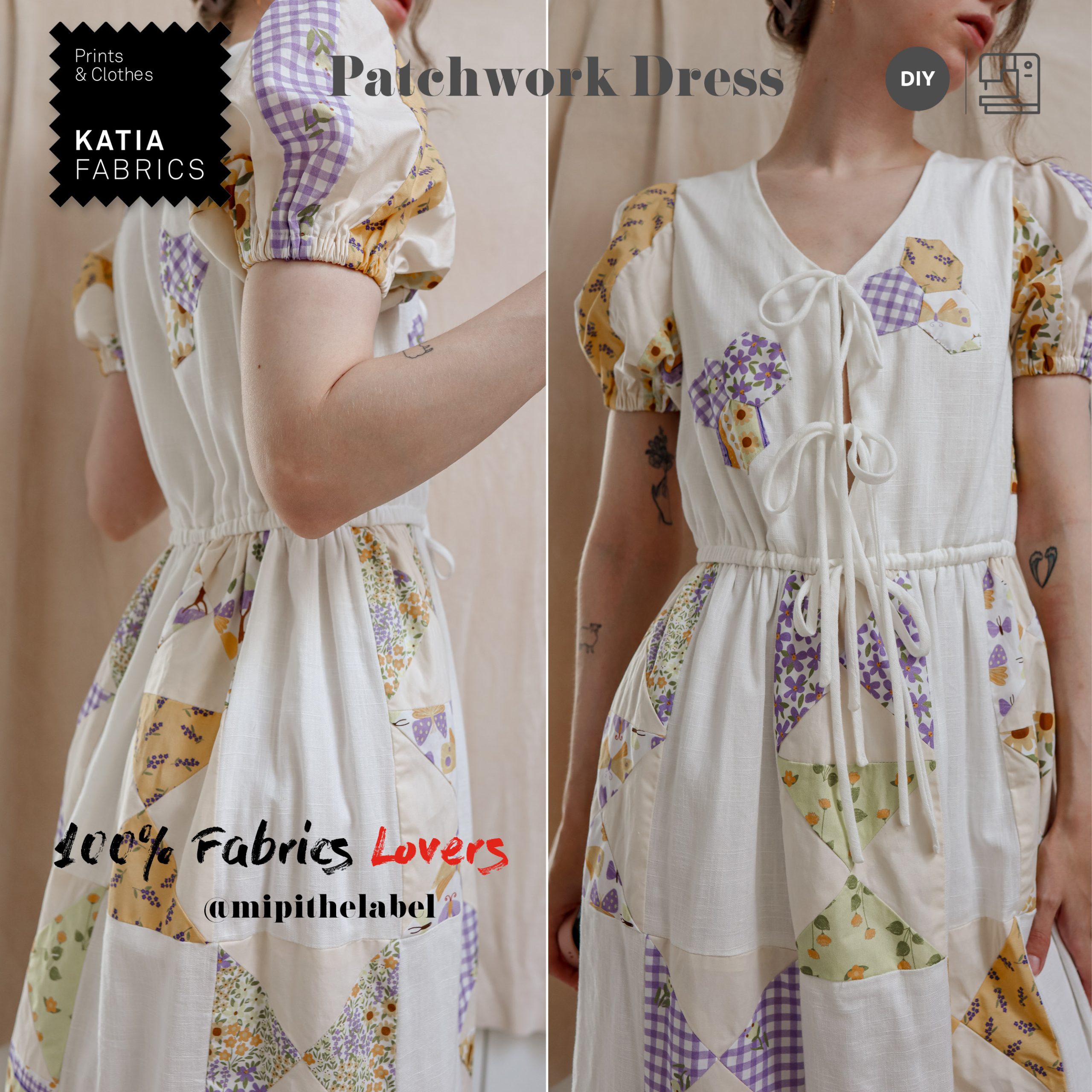 Comment coudre une robe en patchwork 🧵 Tuto couture gratuit