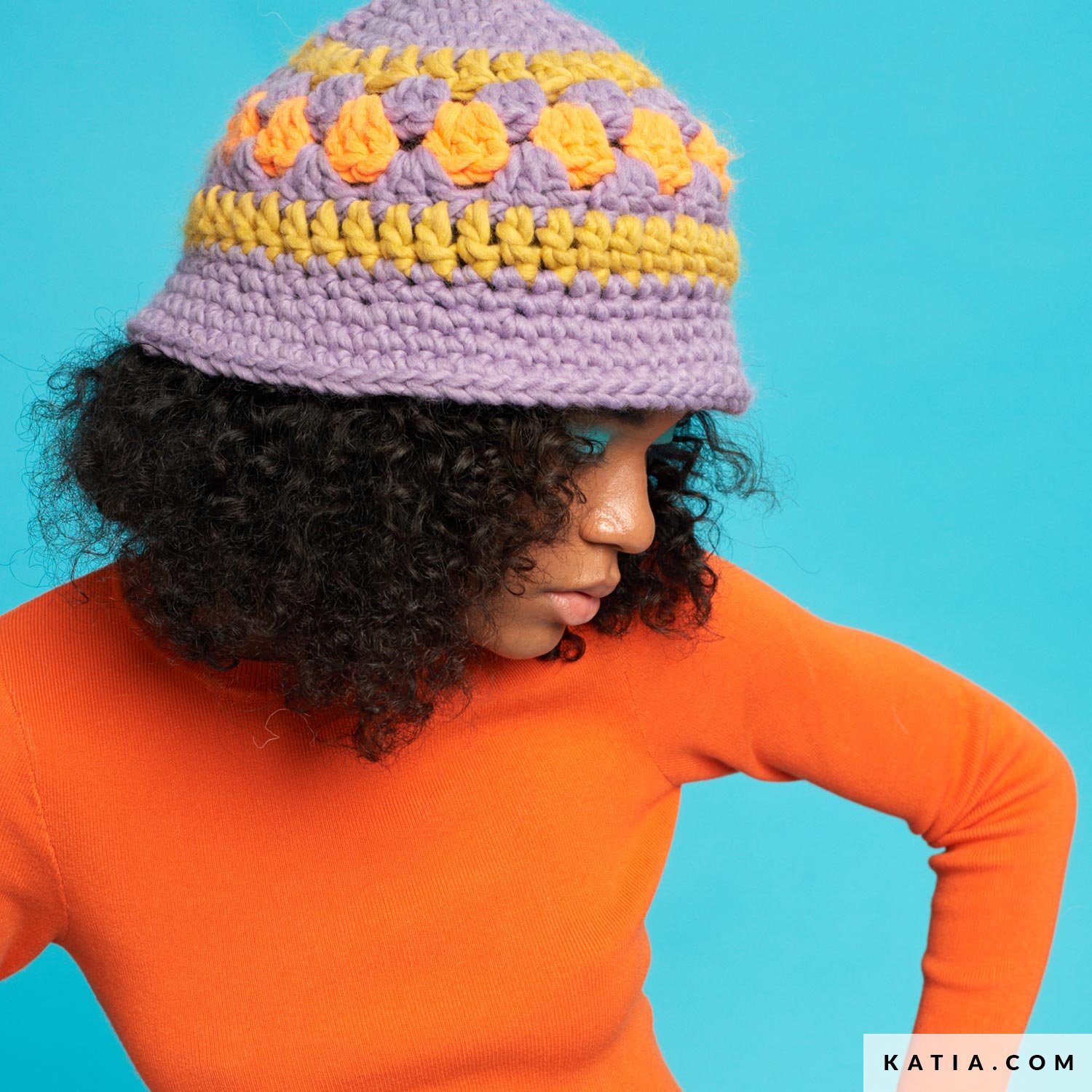 Wow! Kit Bop crochet bucket hat kit