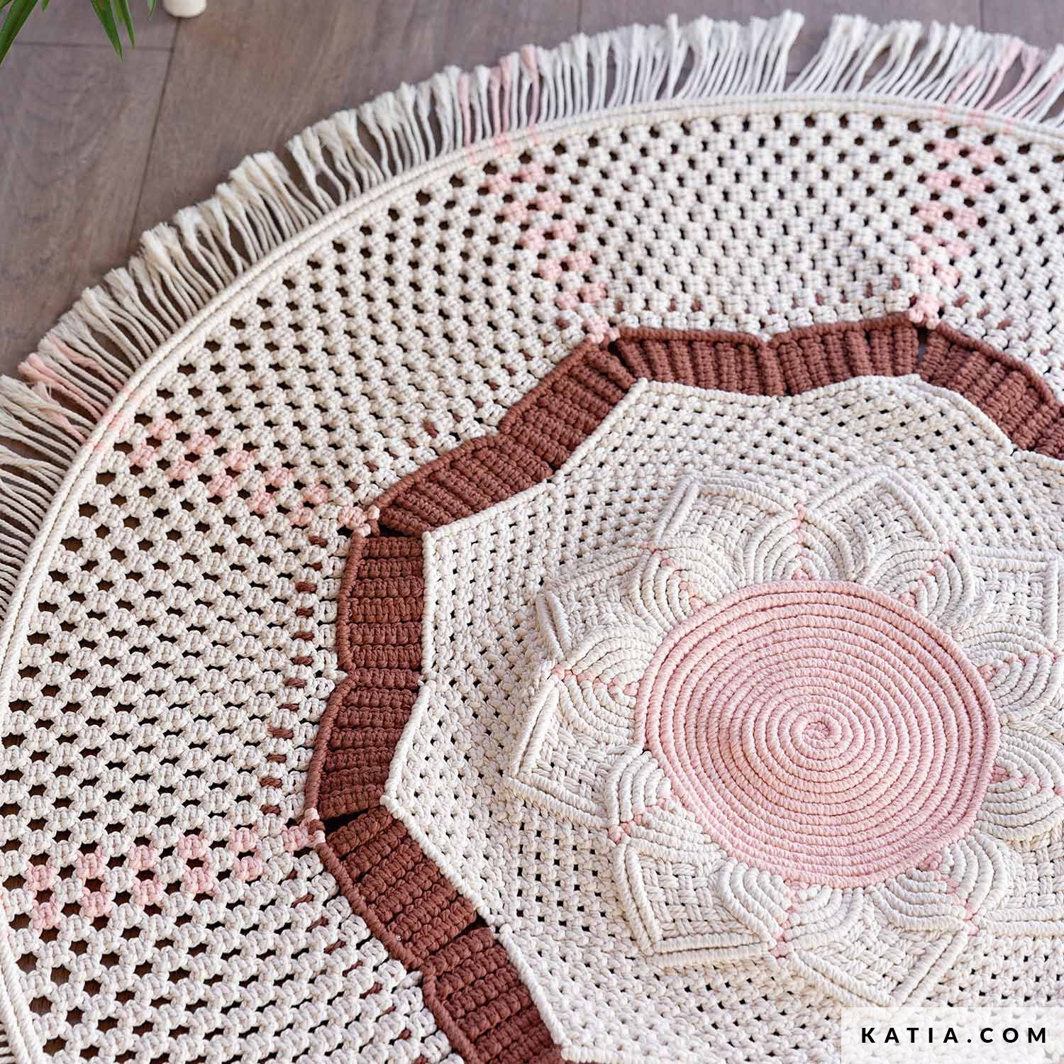Siroco round macramé rug kit by buyi.macrameart kit