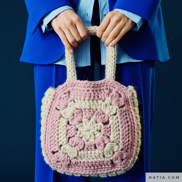 Häkel Set Für Anfänger - DIY Granny Square Tasche Mit Videoanleitung