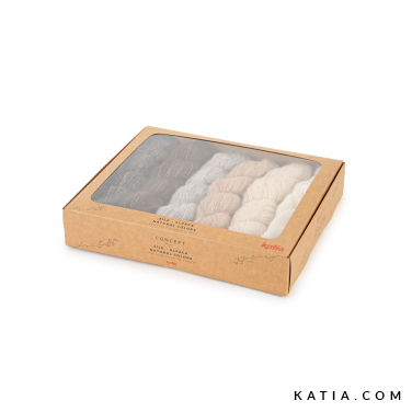 Silk-Alpaca Natural Colors Kit by Concept by Katia - kit | Katia.com