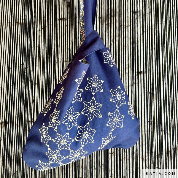 Kit Ricamo Sashiko WEBEEDY - Set Completo Per Principianti Con Federe