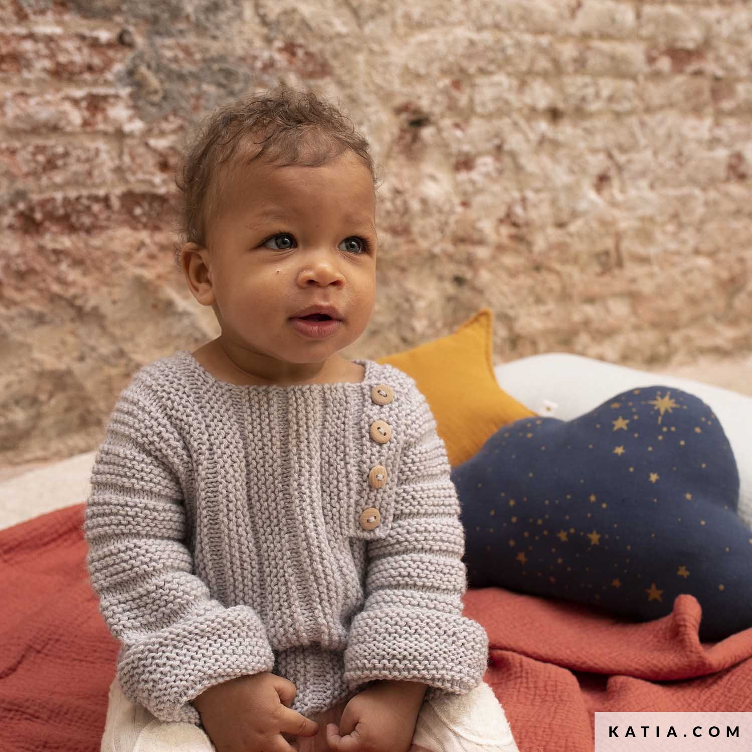 Ribbed Baby Sweater Kit by Creativa Atelier kit