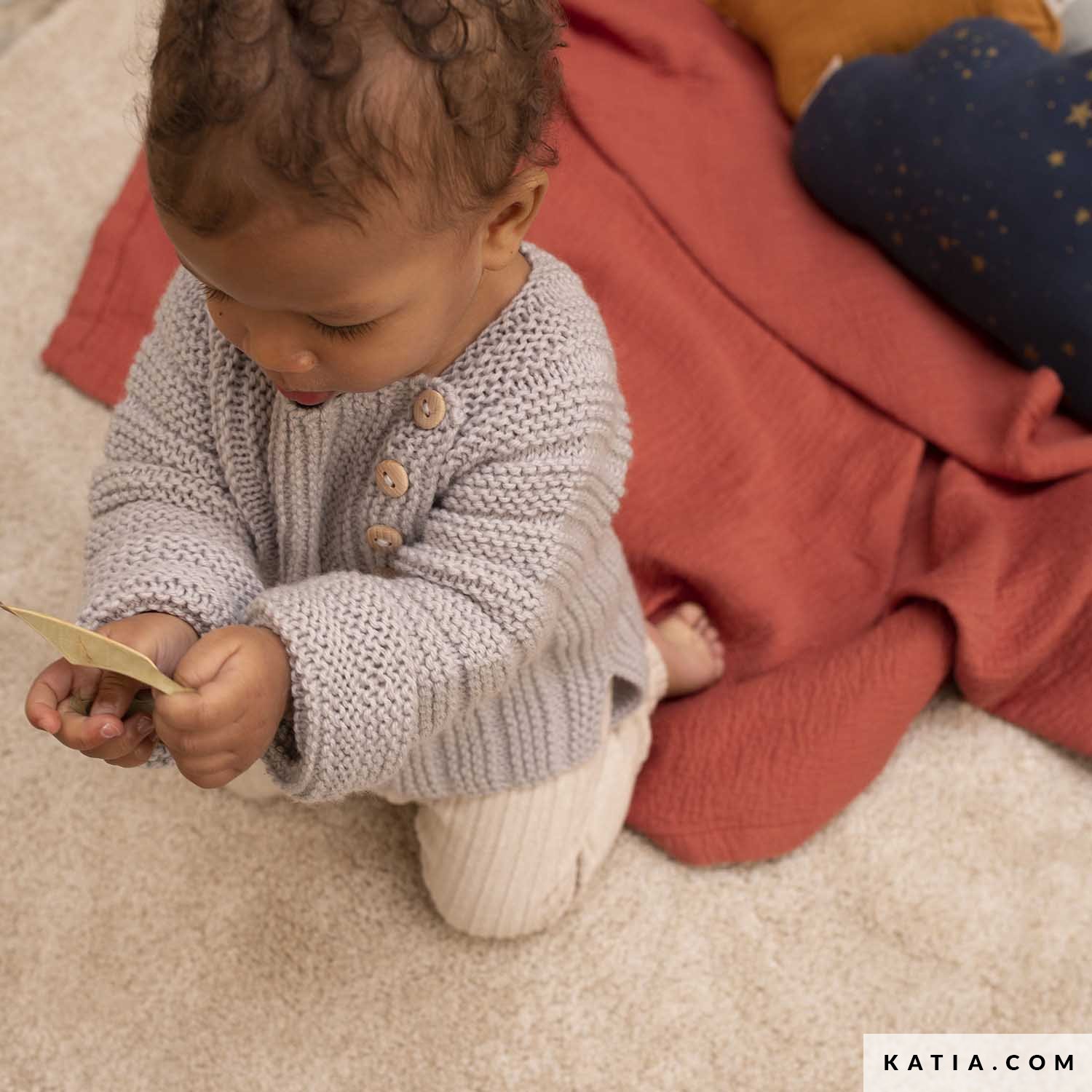 Ribbed Baby Sweater Kit by Creativa Atelier kit