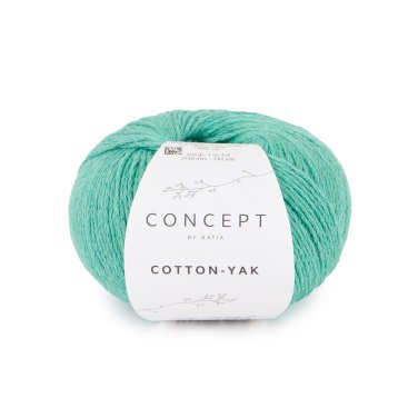 lana hilo cottonyak tejer algodon lana yak verde claro all seasons katia 131 p