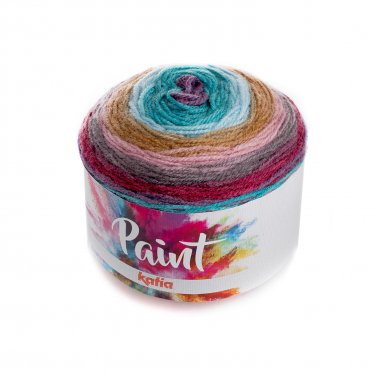 Laine AZTECA MILRAYAS Katia 714 Vert turquoise