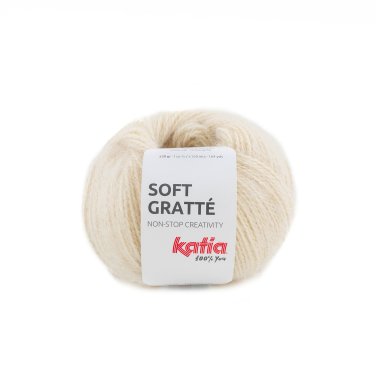 garn wolle softgratte stricken polyacryl polyamid hellelfenbein herbst winter katia 70 p
