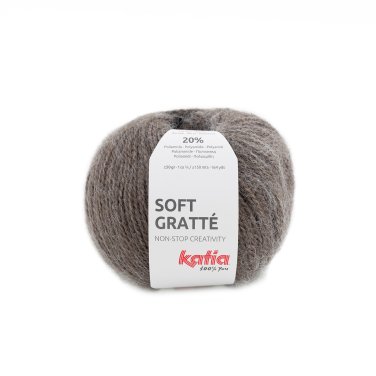 garn wolle softgratte stricken polyacryl polyamid rehbraun herbst winter katia 66 p