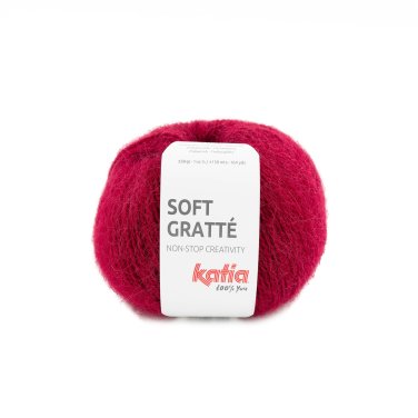 garn wolle softgratte stricken polyacryl polyamid rot herbst winter katia 73 p