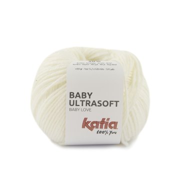 lana hilo babyultrasoft tejer acrilico poliamida crudo otono invierno katia 71 p